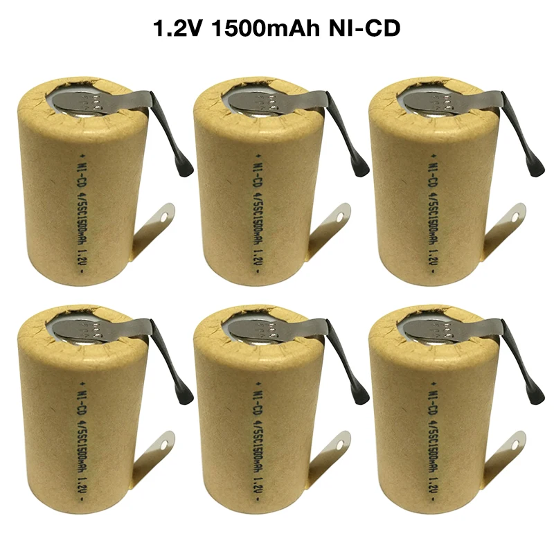 Аккумуляторная батарея SC Ni-CD, 1,2 в, 1500 мАч, 6-15 шт. Аккумуляторная батарея SC Ni-CD, 1,2 в, 1500 мАч, 6-15 шт.