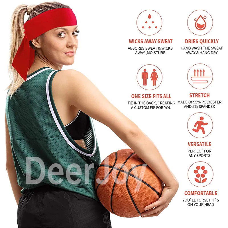 テニス スポーツヘッドバンド テニス バスケットボール テニス 男性と女性のためのスポーツスウェットバンド Sweatband Aliexpress