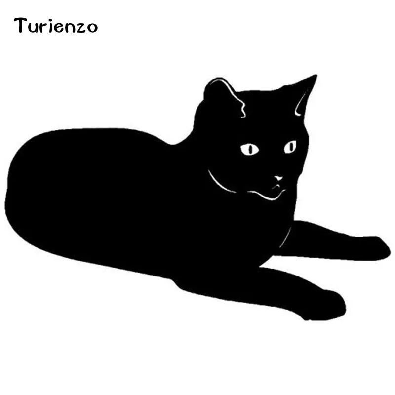 Turienzo 14,1*9 см Когтеточка для кота крышка автомобиля декоративные наклейки милый мультфильм автомобиля стикеры аксессуары черный/белый CT-924