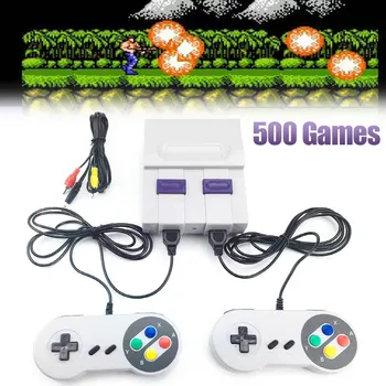

8-bit Retro Mini Game Console Built-In 500 Retro Super Classic Games for Handheld Game Players Gift Family TV Video Gaming