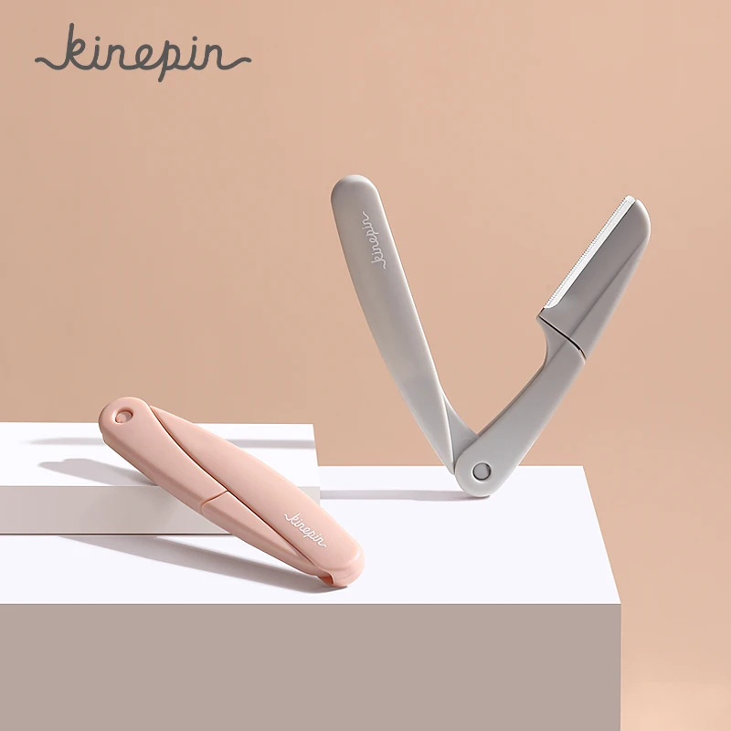 

KINEPIN 2pcs Eyebrow Trimmer Stainless Stell Eye Brow Shaper Face Care Hair Shaver Remover Eyebrow Razor Women Eyebrow Knife