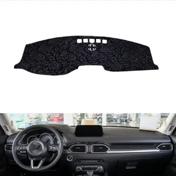 

Rose Pattern Non-slip Dashmat Dash Mat Dashboard Cover Pad Cover Carpet Car Sticker for m-azda cx-5 cx-8 2017-2019 Car Styling