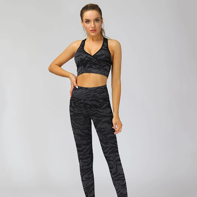 

2021 High Waist Fitness Running Sport New Camouflage Yoga Leggings Women Yoga Pants Push Up Seamless Sports Pants Girls Leggins