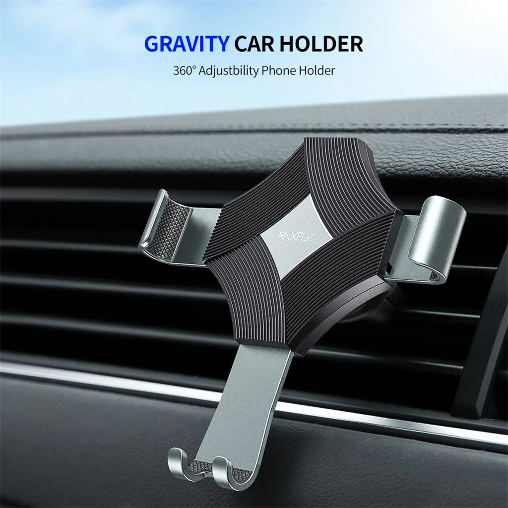 Car Phone Holder In Air Vent Mount Stand For iphone Xs/Max for Samsung S10 Universal Gravity Smartphone Cell Support z0726 | Мобильные