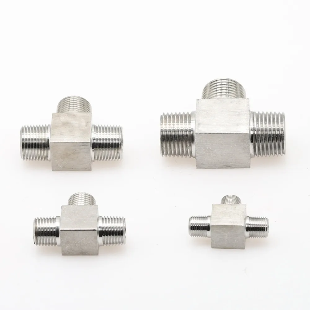 Фитинги высокого давления для преобразования типа T фитинги 1/8 &quot1/4&quot 3/8 &quot1/2&quot