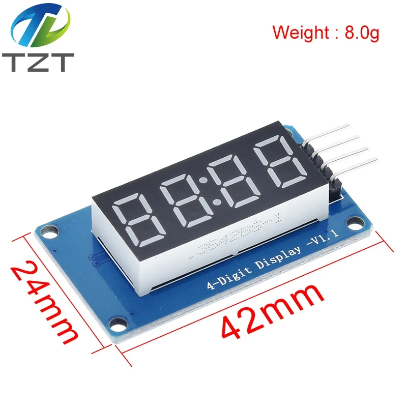 LED Digital Tube Display TM1637 7 Segment 4 Bits 0.36 Inch