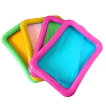 60*45 см волшебный игровой песок детские игрушки Mars космическая надувная песочница аксессуары пластиковый переносной столик пляжные игрушки цвет случайный