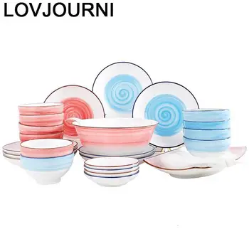 

Tazone Noodles Korean Dondurma Kasesi Utensil Ramen Cuenco Coconut Tableware Kitchen Dining Bar Soup Ceramica Ceramic Bowl