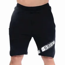 Мужские летние повседневные шорты для бодибилдинга, модные бегуны для тренажерного зала, фитнеса, тренировок, свободные хлопковые шорты длиной до середины икры, спортивная одежда