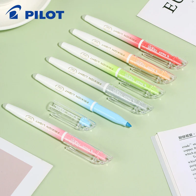 FRIXION Light Erasable Highlighter Pen 6 Colors SFL-60SL-6C Japan New