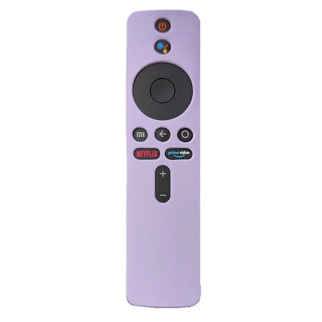 1pc Covers for Xiaomi Mi TV Box s Wifi Remote Control Case Silicone Shockproof Protector For Mi TV Stick 1080P Purple