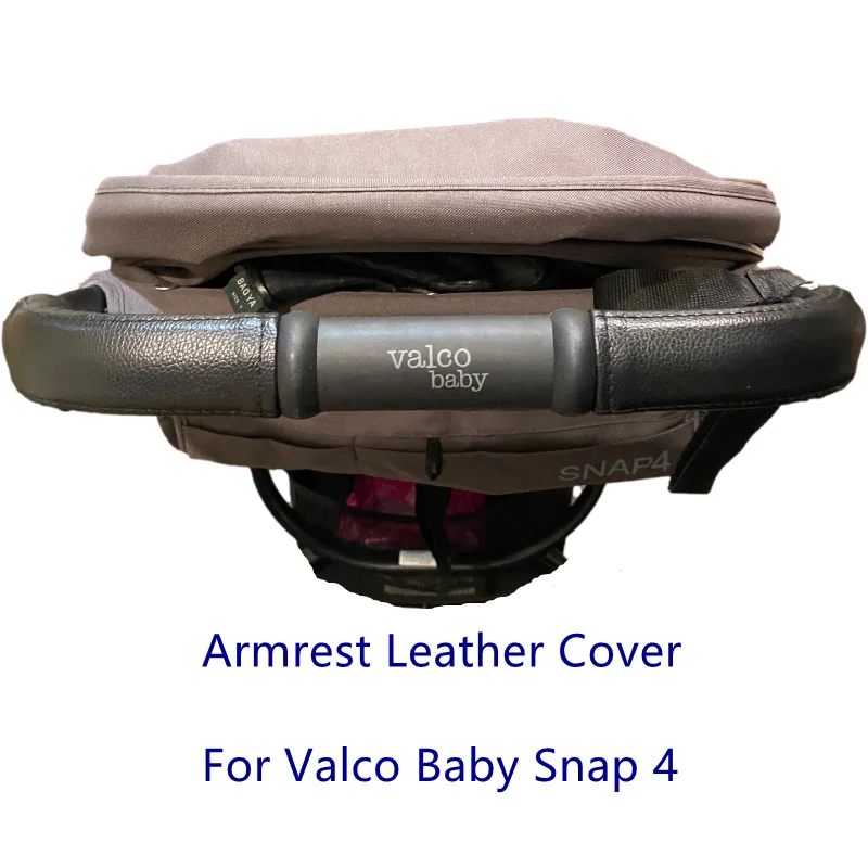 Nowy uchwyt skórzany pokrywy ochronne nadające się do Valco Baby Snap 4 wózek spacerowy Bar rękaw pokrowca pokrywa podłokietnika akcesoria do wózka dziecinnego