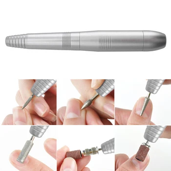 

Pedicure Remove Mini Portable Sanding With Grinder Bits Manicure Tools Salon Electric Nail Drill Set Adjustable Speed