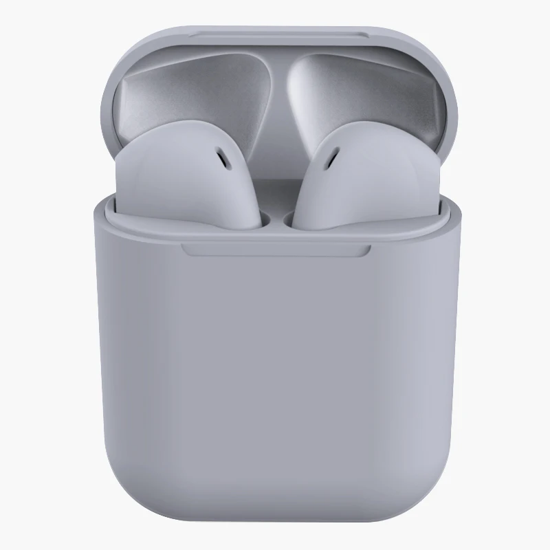 Lanyasir Bluetooth sunshine InPods 12 наушников беспроводные Bluetooth наушники для всех смартфонов спортивные наушники гарнитура - Цвет: IP12GY