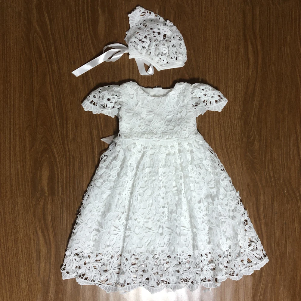 1 Year Birthday Baby Girl Dresses For Baptism Baby Girl Christening Gowns Wedding Party Pageant Lace Dress Newborn Toddler Bebes