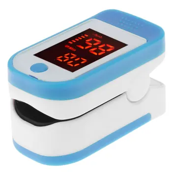 

Blood Oxygen Cardiometer Fingertip Pulse Oximeter LED Sleeping Monitor Cardiotach Ometer Heart Rate Monitor without Battery Sky-