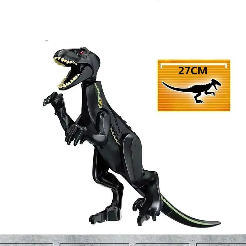 Брутальный Raptor строительные блоки Юрского периода мир 2 Мини фигурки динозавров кирпичи динозавры игрушки для детей Dinosaurios Рождество - Цвет: Золотой