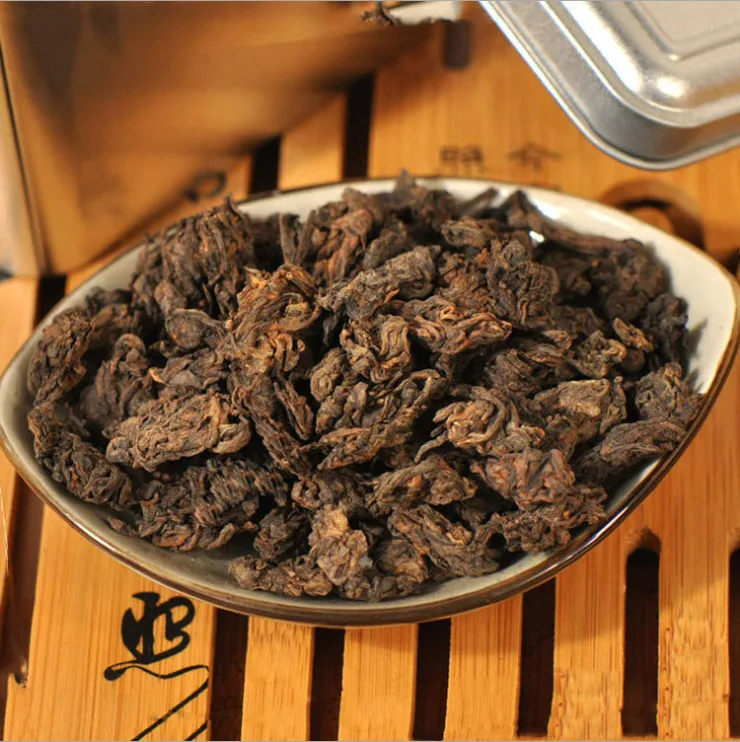 

Yunnan Pu'er Tea 2017 Spring Tea Golden Bud Ancient Tree Old Tea Head Natural Ripe Tea DCMY