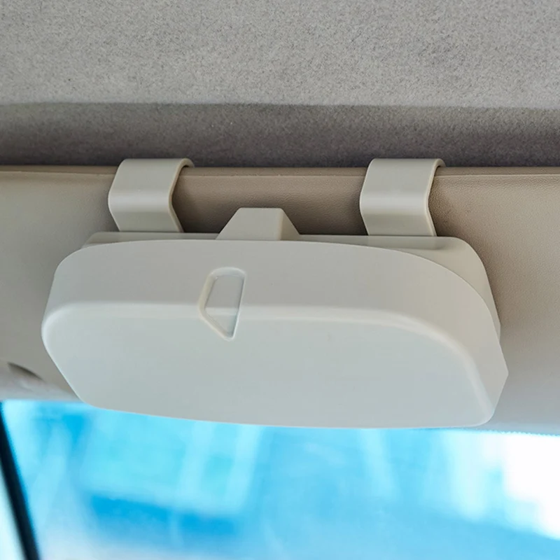 Auto Car Eyeglasses Clip Ticket Card Clamp ABS Car Glasses Cases Car Sun Visor Sunglasses Holder Accessories - Название цвета: BG