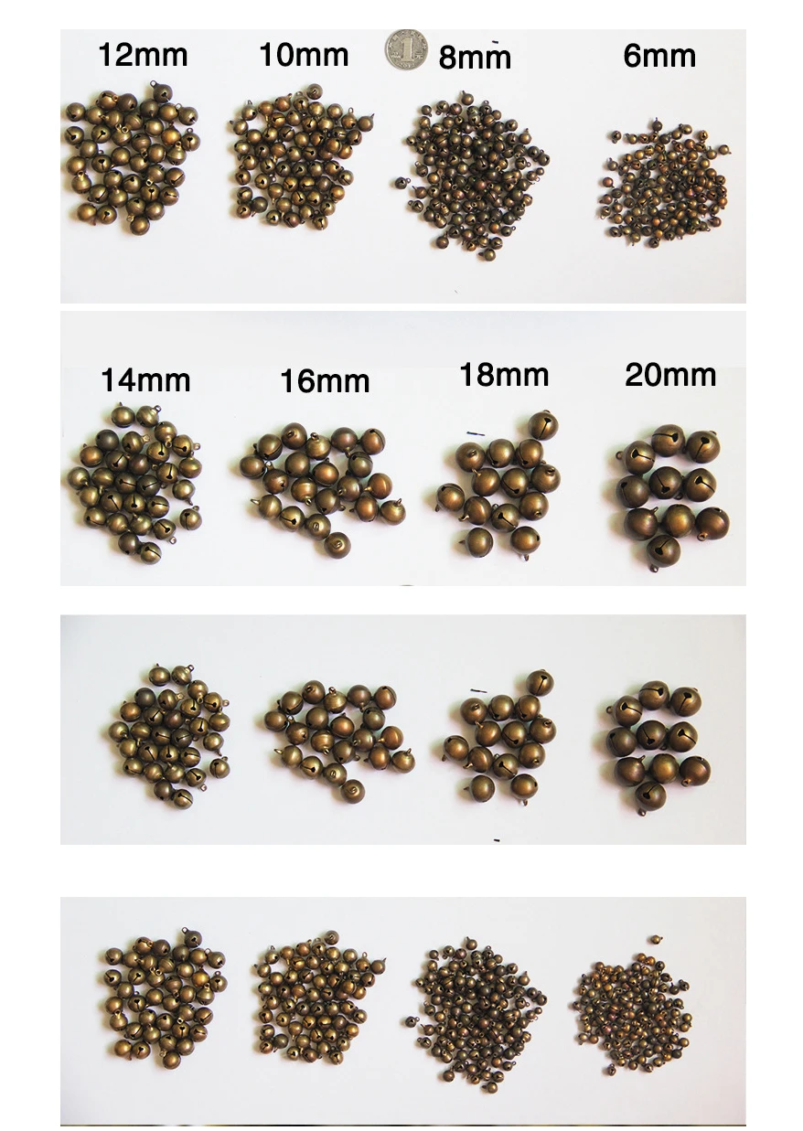 Воздушные и TREE-D, медные цветные ретро металлические колокольчики, сделай сам, рождественские колокольчики, кулоны для животных, подвесные, на елку, Ornamen