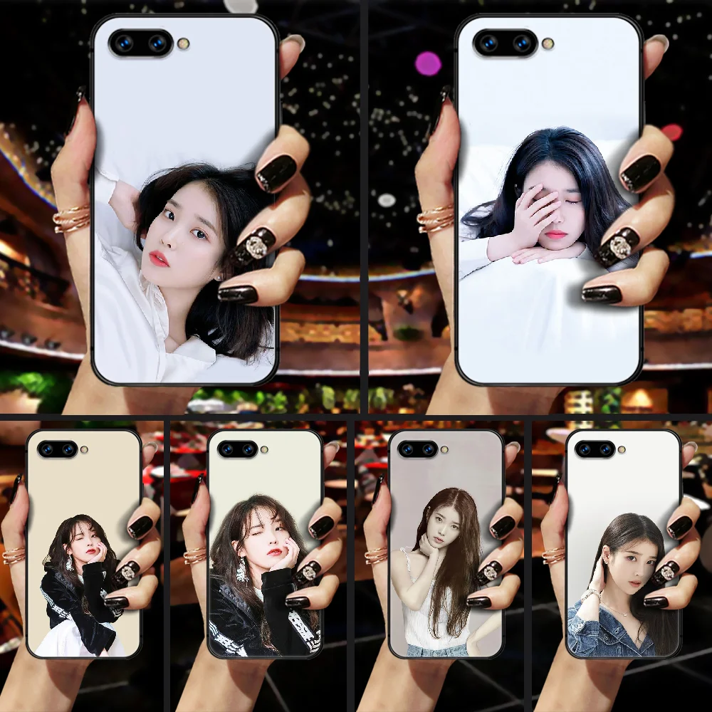 

Lee Ji Eun IU Phone Case Cover Hull For HUAWEI honor 8 8c 8a 8x 9 9a 9x V10 MATE 10 20 I lite pro black back 3D bumper pretty