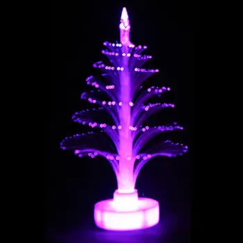 

Colorful LED Fiber Optic Nightlight Christmas Tree Lamp Light Children Xmas Colorful Tree Color Changing