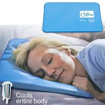

Summer Ice Pad Massager Therapy Insert Chillow Sleeping Aid Pad Mat Muscle Relief Cooling Gel Pillow