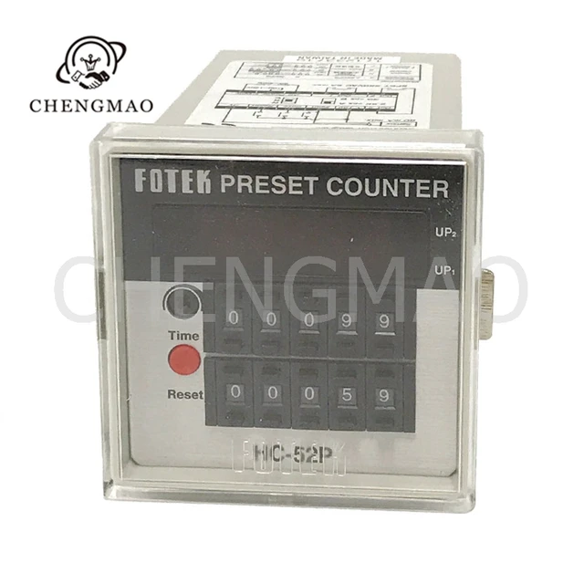 $US $127.60 HC-52P Taiwan Fotek DIN 72*7 2  Counter Multifunction High Speed Response 0.1MS Five-Digit Preset