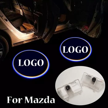 

For Mazda 6 2012 2013 2014 2015 2016 2017 2018 2 Pieces Car Light Door Wireless Ghost Shadow Lamp