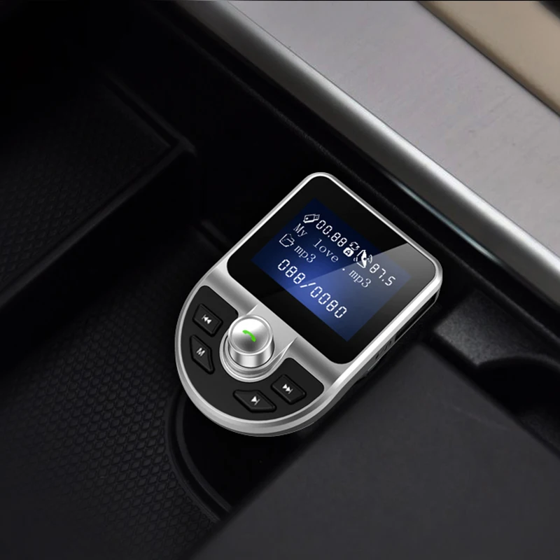 BT39 fm-передатчик, беспроводной Bluetooth автомобильный комплект, Автомобильный MP3-плеер, радио, аудио адаптер, USB зарядное устройство, автомобильные передатчики