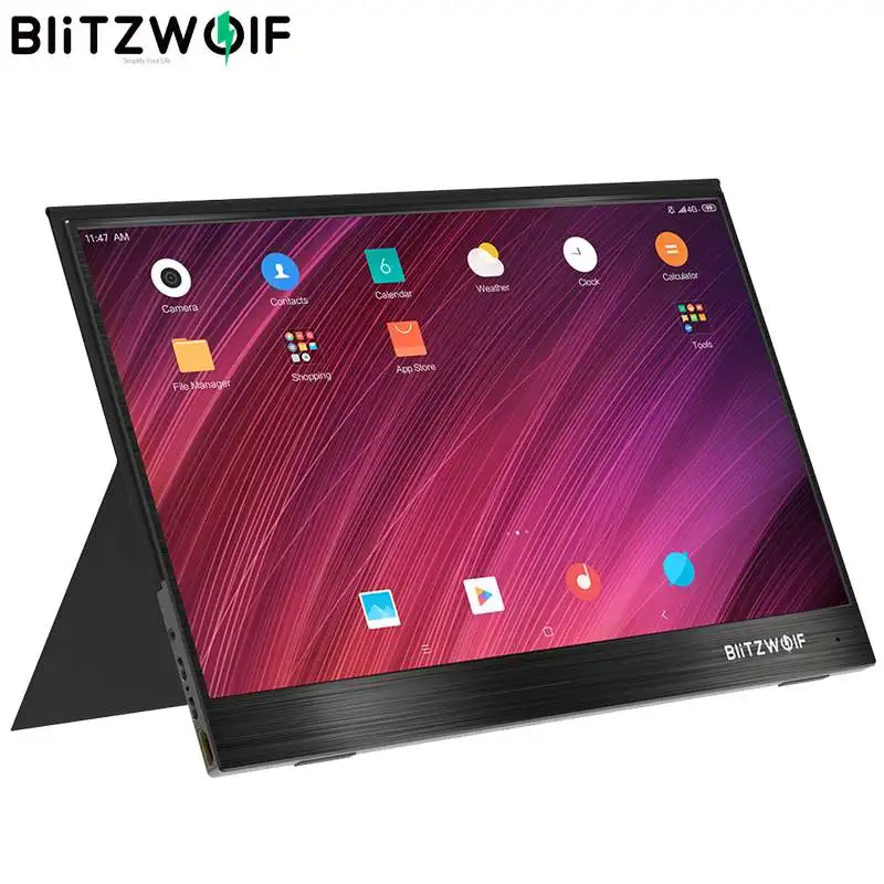  BlitzWolf BW-PCM3 15.6 Inch Touchable FHD 1080P Type C Portable Computer LCD Monitor Gaming Display