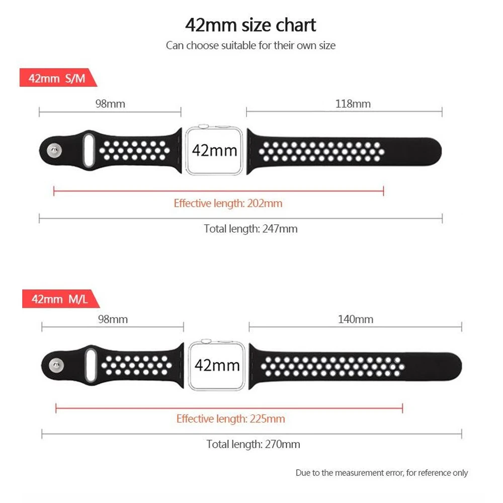 Силиконовый ремешок с разъемом адаптера для Apple Watch 42 мм 38 мм ремешок для iiWatch спортивный браслет с пряжкой