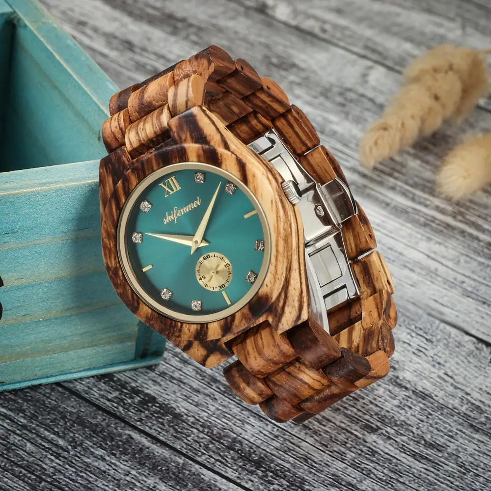 Beste Shifenmei Horloges Vrouwen Mode 2019 Houten Horloge Vrouwen Houten Armband Klok Top Merk Quartz Dames Horloge Relogio Feminino