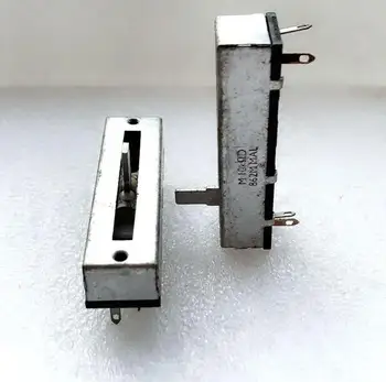 

2pcs/lot pjiap switch 50MM D10K straight sliding potentiometer handle 10MM high appearance oxidation 5CM