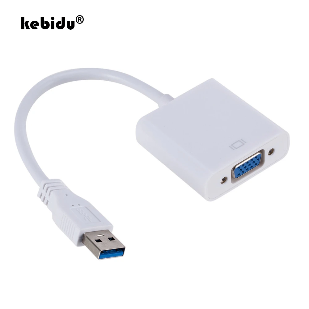 Adaptador USB VGA de 1080P, tarjeta de vídeo externa, convertidor multipantalla ordenador PC, proyector de Monitor, 2,0/3,0 a VGA|Cables VGA| AliExpress
