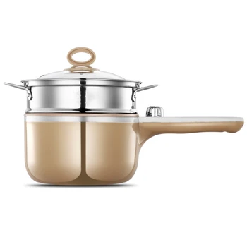 

Multi-Functional Electric Cooker Household Electric Hot Pot Students Dormitory Mini Small Electric Small Three-In-One Breakfast