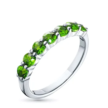 

A ring of silver with chrome diopside e0605kts03142100