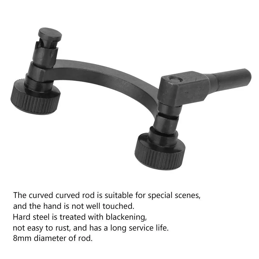 Dial Indicator Half Round Combination Arc Holder 8mm Rod Base Stand Center Finder Measurement Tool Support