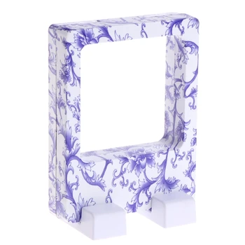 

Porcelain Jewelry Suspended Coins Floating Display Case Stand Holder Box 23GE