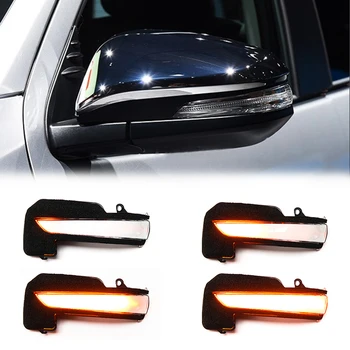 

LED Dynamic Turn Signal Light Flowing Water Blinker Flashing Light For Toyota Hilux AN120 AN130 Fortuner AN150 Innova AN140