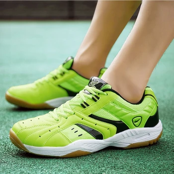 

Trainers Professional Badminton Table Tennis Shoes for Men Women Ping Pong Volleyball Squash Sports Breathable Cushion Jogging