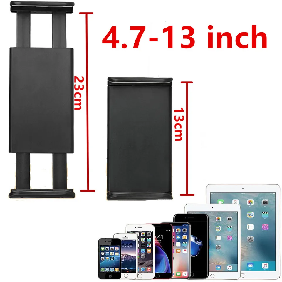 Supporto Da Pavimento Regolabile Per Tablet – In Alluminio CNC, Con 2 Scarpe Fredde E Vite 1/4, Compatibile IPad E Samsung
