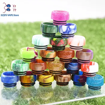 

810 Drip Tip Epoxy Resin Wide Bore Mouthpiece For Atomizer Tank E-Cigarette Vape Apocalypse rda qp design rta Tauren RDTA tank