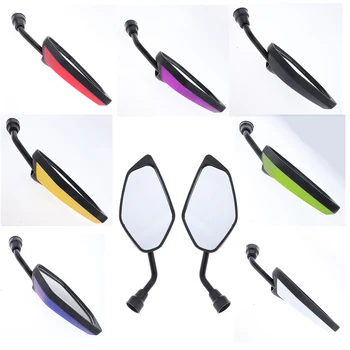 

2Pcs/Pair Motorcycle Mirror Scooter E-Bike Rearview Mirrors Electrombile Back Side Convex Mirror Universal For Dirt Bike ATV