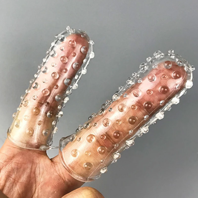 Finger Sleeve Vibrator Female Masturbator Silicone Adult Clit Stimulate Erotic Exotic Accessories Sex For Women Lesbian Toys sex toys