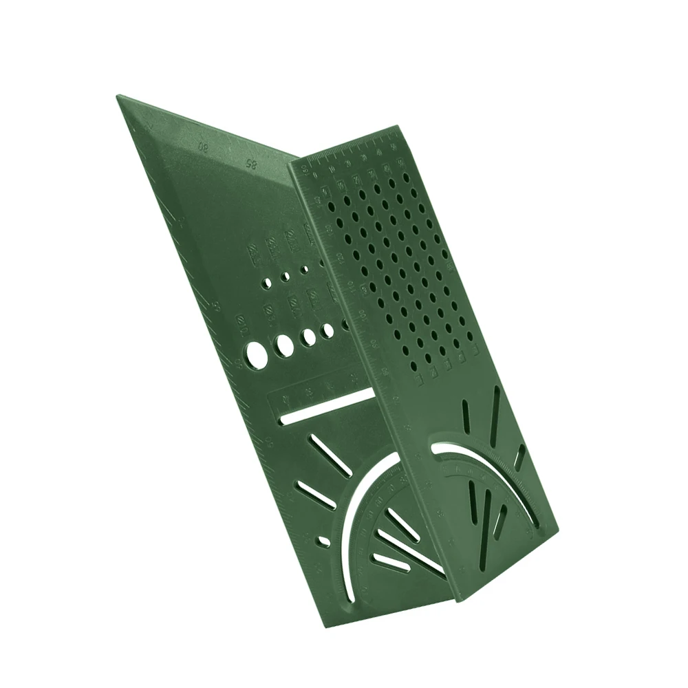 Новое поступление деревообрабатывающая Калибровочная линейка 3D Mitre углоизмерительный инструмент для измерения площади 45 градусов и 90 градусов с плотником