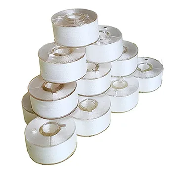 

144 Pcs White PreWound Bobbins for Embroidery Machines Size A Class 15 Plastic Sided Good for Brother, Babylock, Embroidery Mach