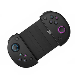 MINI Game Controller with Type C fast charging +Telescope phone holder Portable game handle joystick Sensitive buttons design