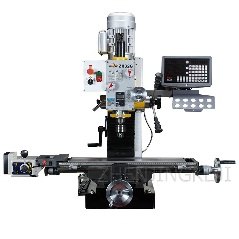 

Desktop Drilling And Milling Machine Home Milling Machine Industry ZX32G Woodworking Drilling Machine Miniature Metal Machining