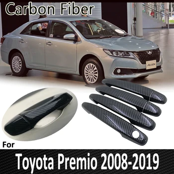 

Black Carbon Fiber for Toyota Noah NAV1 Voxy R70 2007 2008 2009 2010 2012 2013 Auto Door Handle Cover Sticker Car Accessories